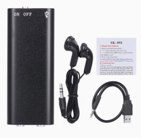 Dubkart Microphones 8GB Mini USB Digital Audio Voice Recorder with Earphones 3.5mm