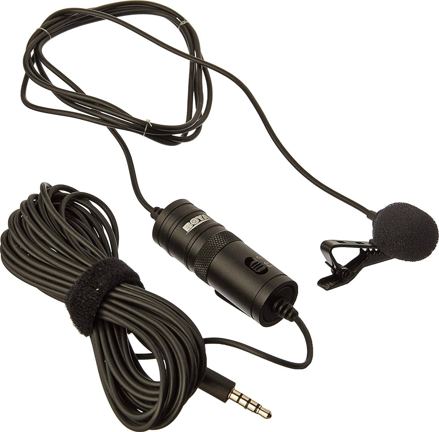 Dubkart Microphones Boya Clip-on Microphone 3.5mm Professional Condenser