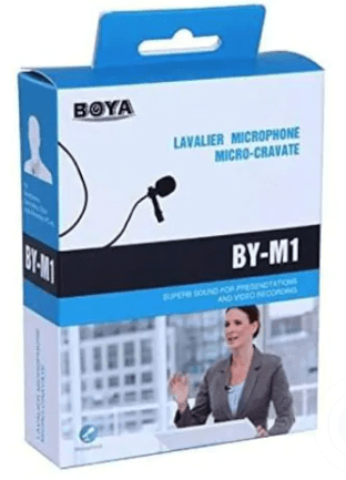 Dubkart Microphones Boya Clip-on Microphone 3.5mm Professional Condenser