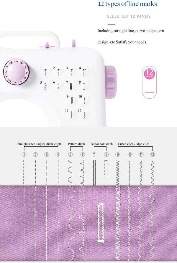 Dubkart Mini Portable Electric Sewing Machine
