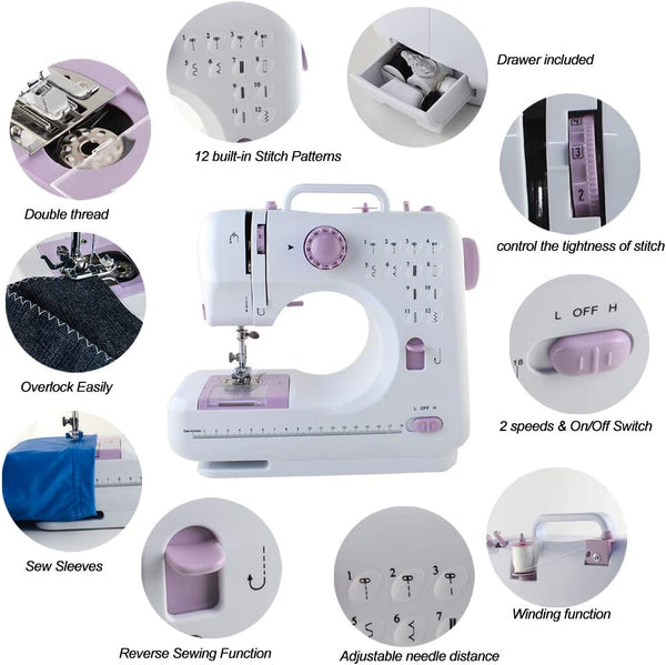 Dubkart Mini Portable Electric Sewing Machine