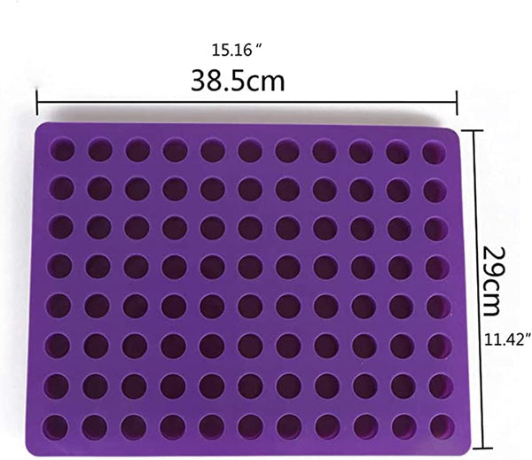 Dubkart Moulds 88 Cavities Mini Silicone Mold - Chocolate Jelly Candy Etc.
