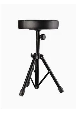 Dubkart Music Foldable Stool With Adjustable Seat for Drums Guitar Piano Violin Etc.