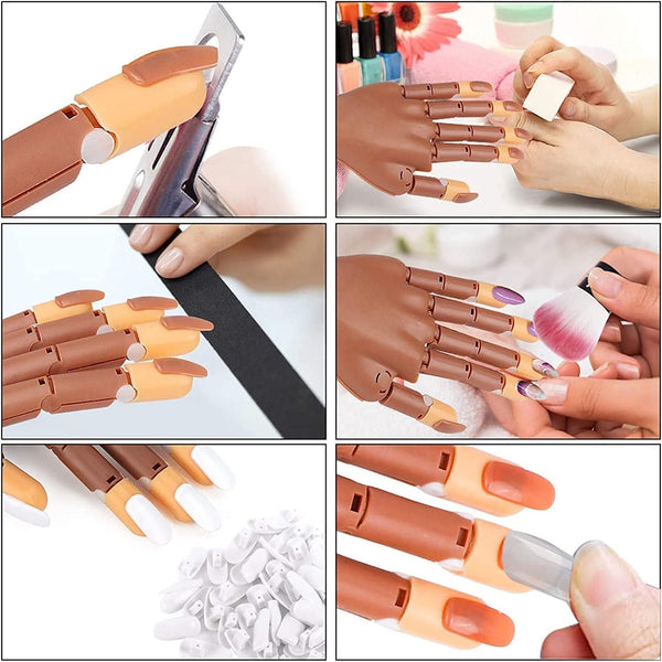 Dubkart Nails Nail Art Manicure Hand Trainer Movable Flexible Arm