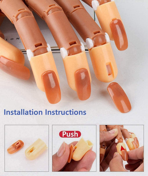 Dubkart Nails Nail Art Manicure Hand Trainer Movable Flexible Arm