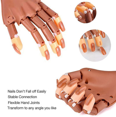 Dubkart Nails Nail Art Manicure Hand Trainer Movable Flexible Arm