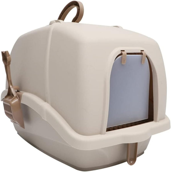 Dubkart Orchid Large Fully Enclosed Cat Litter Box Toilet Box Pan