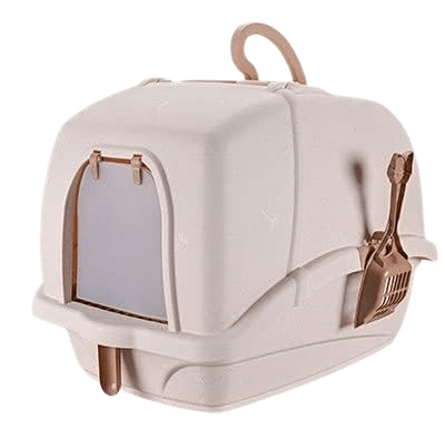 Dubkart Orchid Large Fully Enclosed Cat Litter Box Toilet Box Pan