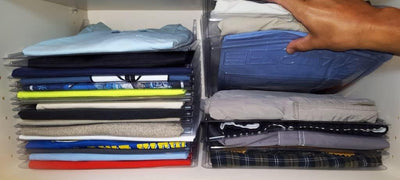 Dubkart Organizers 10 PCS EZSTAX Closet Organizer, T shirts, shirts, tops