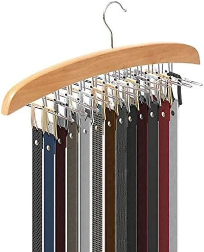 Dubkart Organizers 2 PCS 24 Clip Tie Belt Scarf Hanger Racks