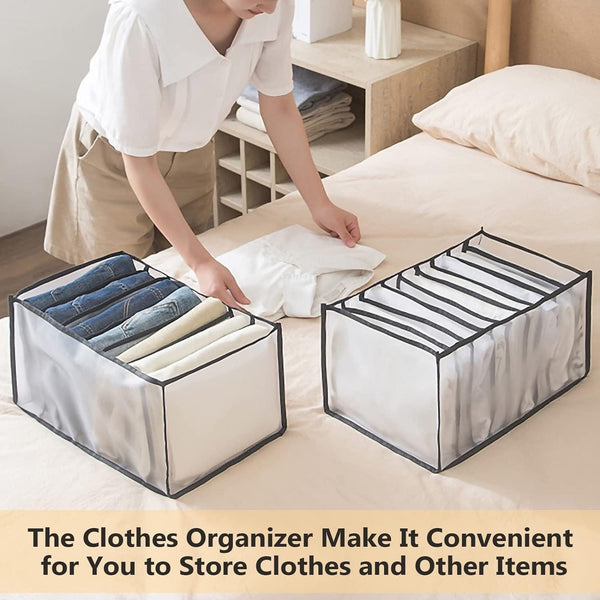 Dubkart Organizers 2 PCS Wardrobe Closet Drawers Clothes Organizer