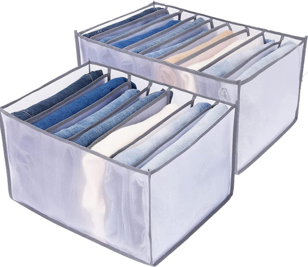 Dubkart Organizers 2 PCS Wardrobe Closet Drawers Clothes Organizer