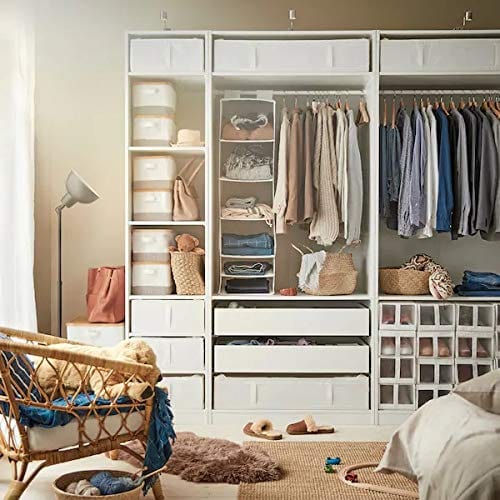 Dubkart Organizers 4 PCS Shoe Organizer Rectangular Box Set Ikea Style