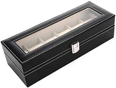 Dubkart Organizers 6 PCS Watch Bracelet Jewelry Organizer Box Glass Window