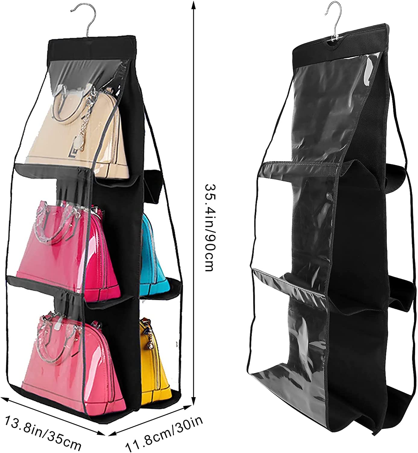 Dubkart Organizers Hanging Double Sided Dust-Proof Handbag Organizer