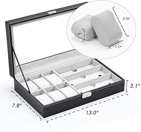 Dubkart Organizers Jewelry & Watch Storage Organizer Box Case with Drawer