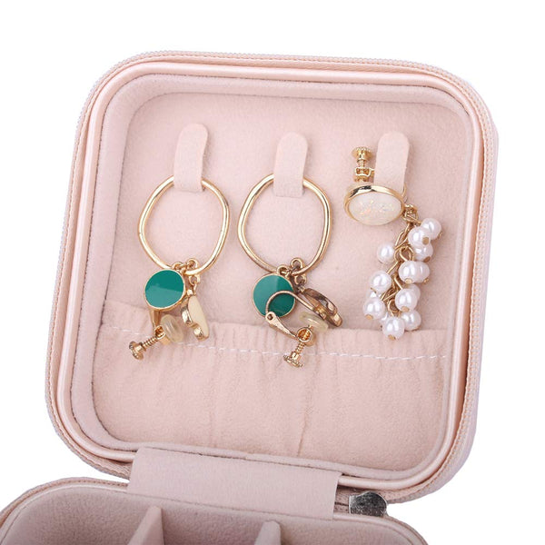 Dubkart Organizers Portable Jewelry Cosmetic Makeup Organizer Box Mini Travel Case