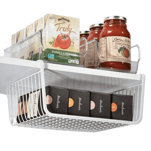 Dubkart Organizers Under Shelf Hanging Storage Metal Basket Kitchen Organizer