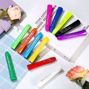 Dubkart Painting 12 Colors Glow in The Dark Face Paint Crayons