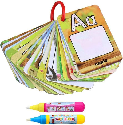 Dubkart Painting Kids Magic Painting Book Cards with 2 Water Coloring Pens