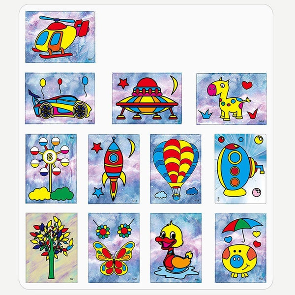 Dubkart Painting Kids Sand Painting Drawing Board Set