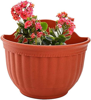 Dubkart Patio, Lawn & Garden Wall Mounted Self Watering Hanging Flower Pot Plant Holder