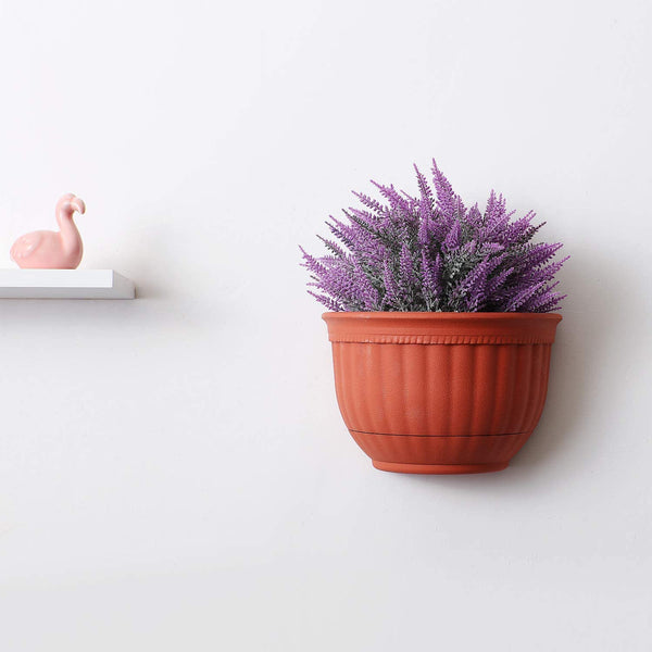 Dubkart Patio, Lawn & Garden Wall Mounted Self Watering Hanging Flower Pot Plant Holder