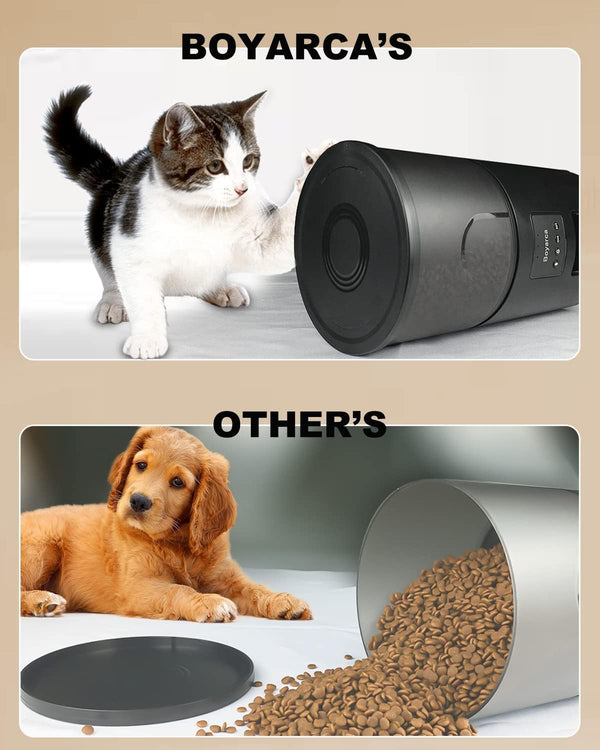 Dubkart Pet feeding Smart Wi-Fi Enabled Automatic Pet Cat Dog Food Dispenser 3L