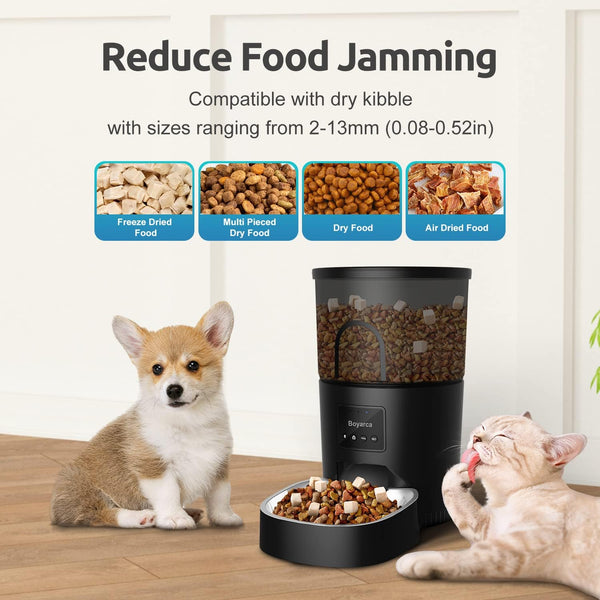 Dubkart Pet feeding Smart Wi-Fi Enabled Automatic Pet Cat Dog Food Dispenser 3L