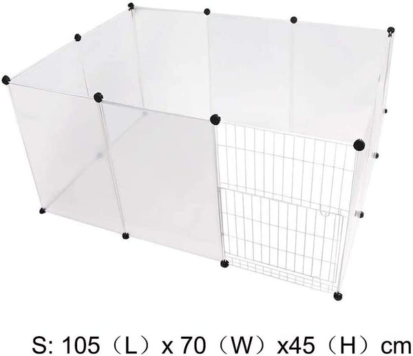 Dubkart Pet protection Adjustable Pet Playpen Fence Yard For Small Animals