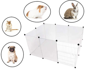 Dubkart Pet protection Adjustable Pet Playpen Fence Yard For Small Animals