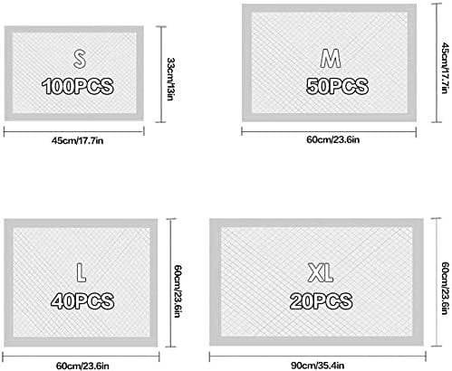 Dubkart Pet sanitary 10 PCS Ultra-Absorbent Carbon Disposable Pet Cat Dog Pee Pads