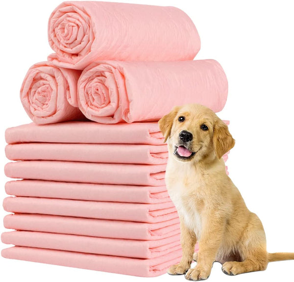 Dubkart Pet sanitary 40pcs Pet Pee Pads (Pink)
