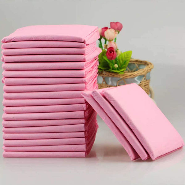 Dubkart Pet sanitary 40pcs Pet Pee Pads (Pink)