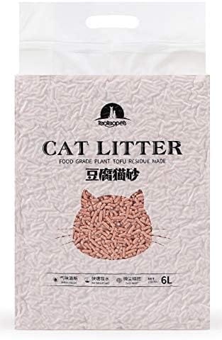 Dubkart Pet sanitary 6 Packs Natural Biodegradable Clumping Cat Litter Absorbent Fragrance (36L)
