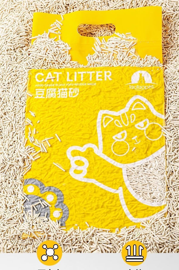 Dubkart Pet sanitary 6 Packs Natural Biodegradable Clumping Cat Litter Absorbent Fragrance (36L)