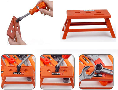 Dubkart Pretend Play Kids Construction Tool Toy Set Safe Pretend Play For Children
