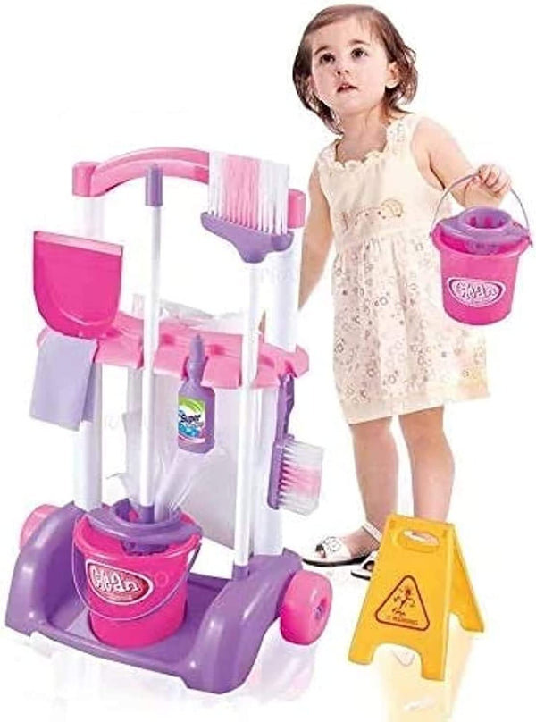 Dubkart Pretend Play Little House Helper Mini Cleaning Pretend Play Set