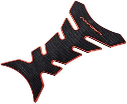 DubKart Progrip Black & Red Motorcycle Bike Fuel Tank Pad Sticker 3D Decal
