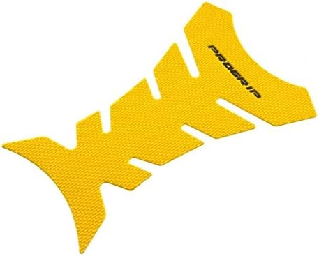 DubKart Progrip Yellow Motorcycle Bike Fuel Tank Pad Sticker 3D Decal