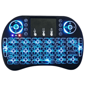 Dubkart Remote Controls Mini Backlit Wireless Touchpad Keyboard 2.4G Ghz Air Mouse