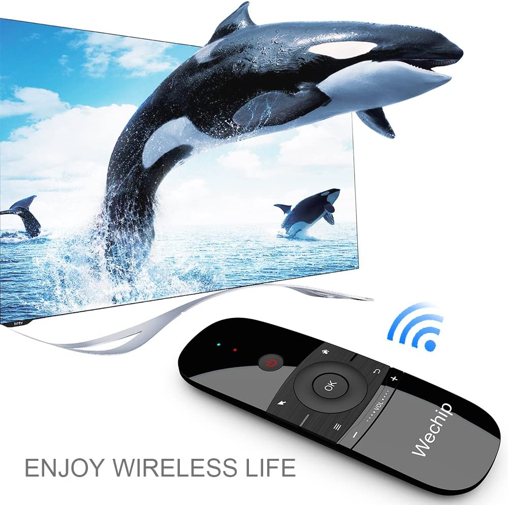Dubkart Remote Controls Wechip 2.4G Smart TV Wireless Keyboard Remote Control Mouse