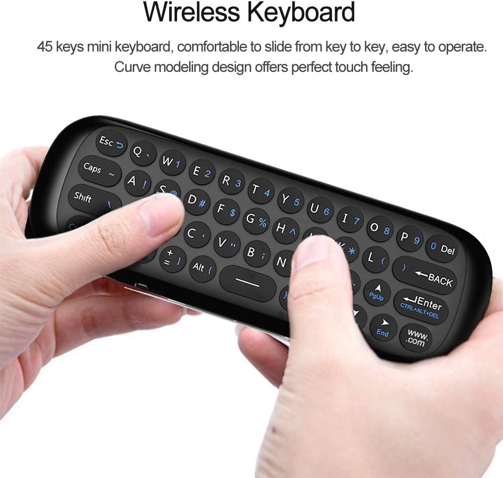 Dubkart Remote Controls Wechip 2.4G Smart TV Wireless Keyboard Remote Control Mouse