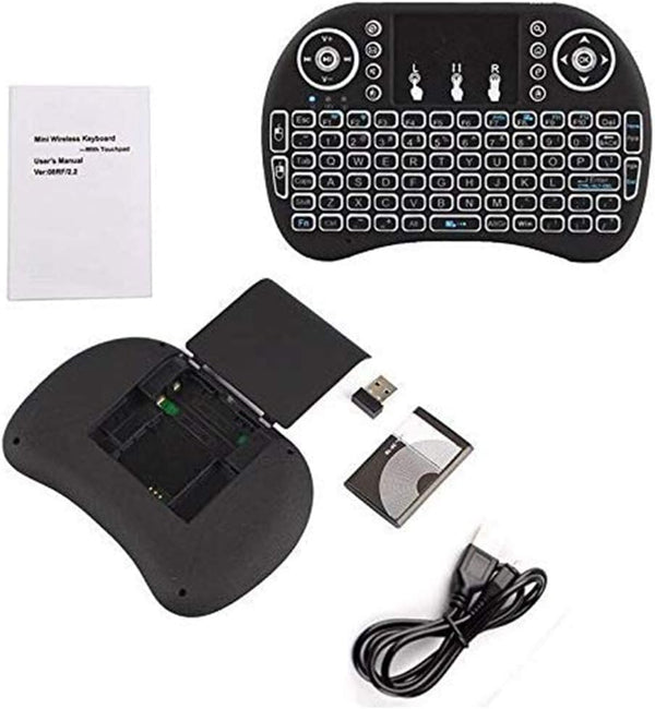 Dubkart Remote Controls Wireless RC Keyboard With Touchpad TV BOX Compatible
