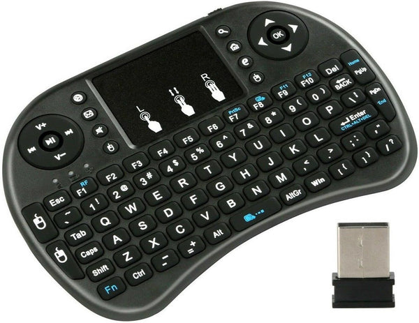 Dubkart Remote Controls Wireless RC Keyboard With Touchpad TV BOX Compatible