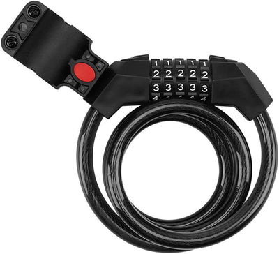 Dubkart Safety gear 5 Digit Bicycle Anti Theft Lock Cable