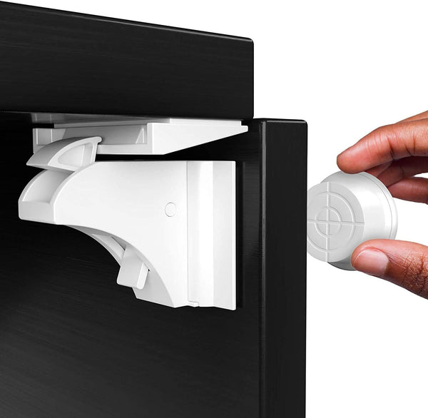 Dubkart Safety gear Magnetic Baby Proofing Child Safety Cabinet Locks No Screws or Drilling
