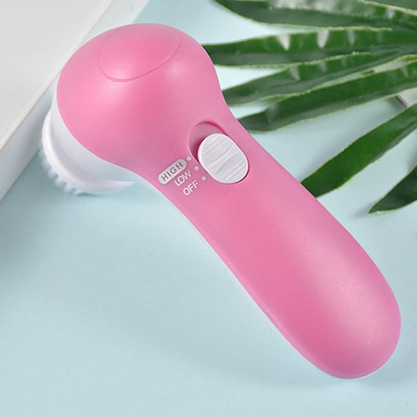Dubkart Skin care 5in1 Beauty Care Face Deep Clean Facial Cleaner Massager Cleansing Brush