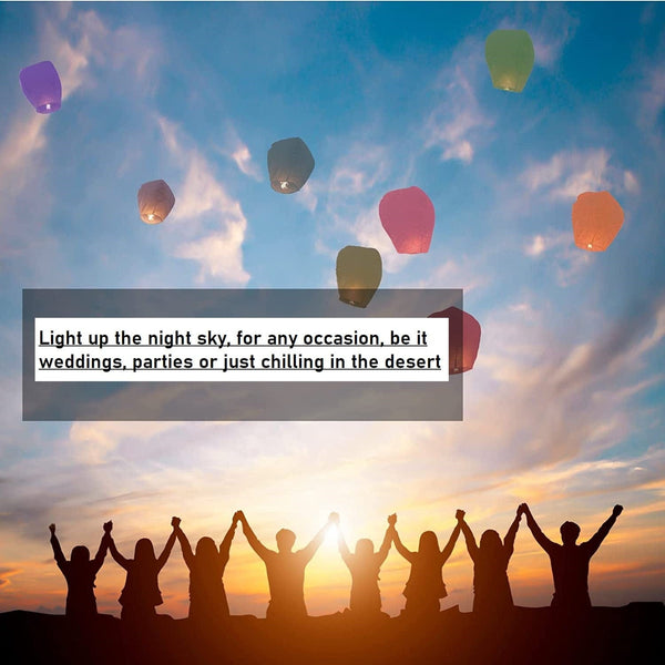 DubKart Sky Fire Candles Balloons Chinese Lanterns