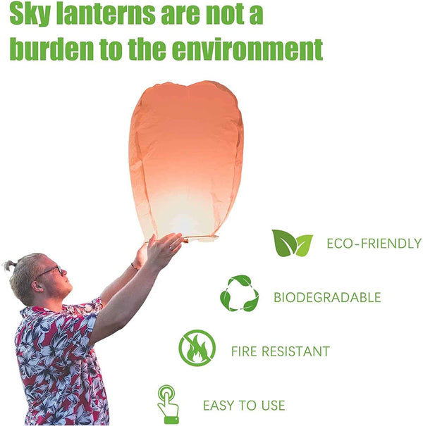 DubKart Sky Fire Candles Balloons Chinese Lanterns